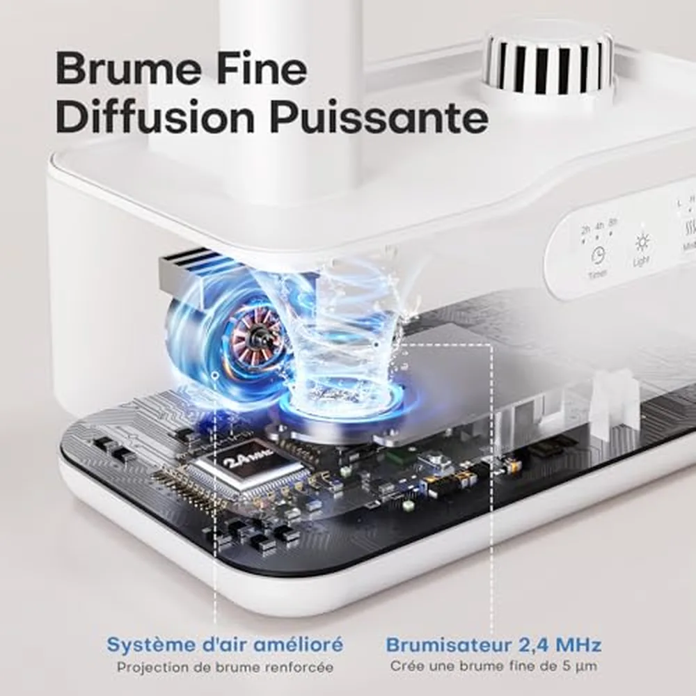 AROEVE Humidificateur d'Air 5L : Avis Complet et Test