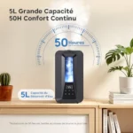 AROEVE Humidificateur d'Air Chambre Top-Fill 5L : Avis Complet et Test