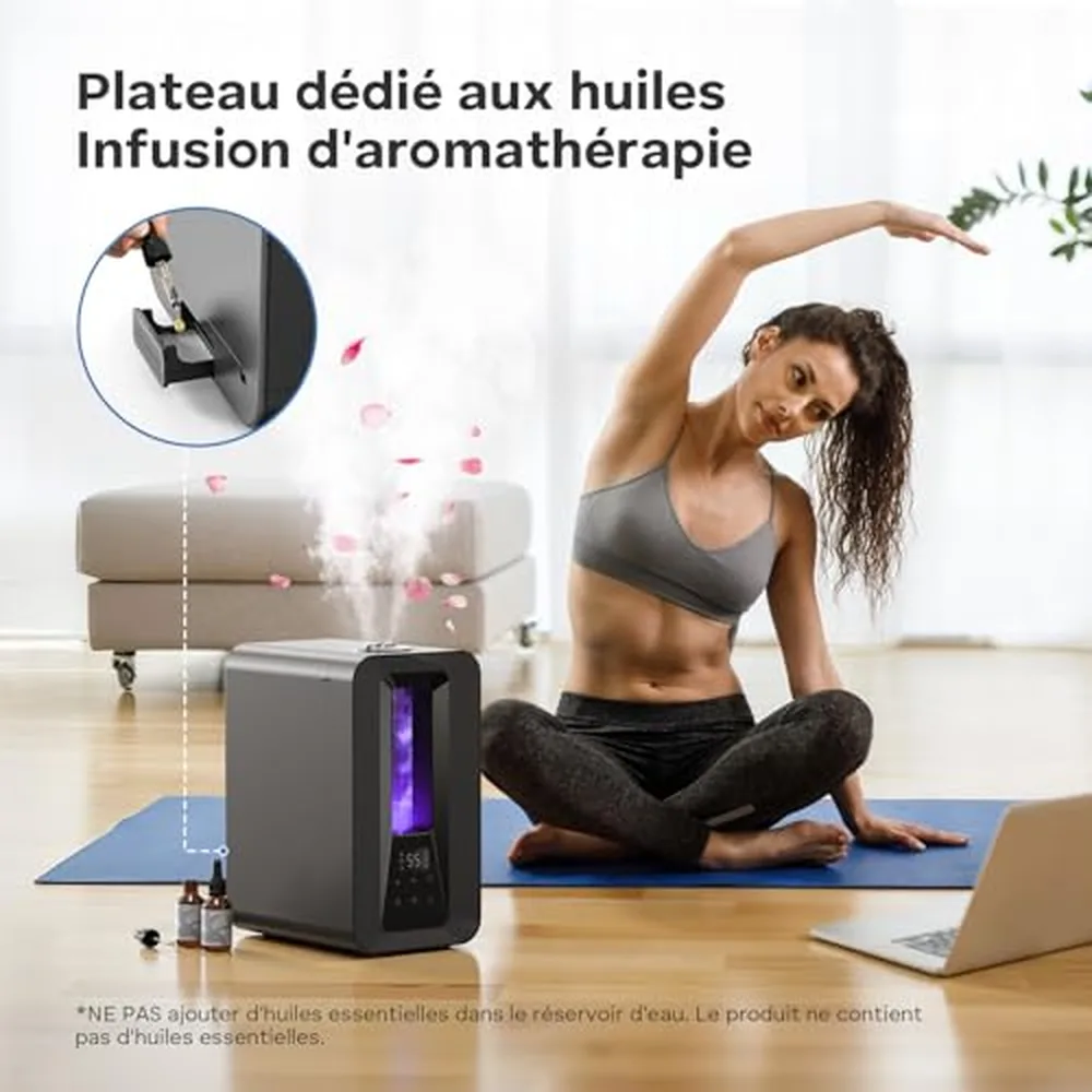 AROEVE Humidificateur d'Air Chambre Top-Fill 5L : Avis Complet et Test