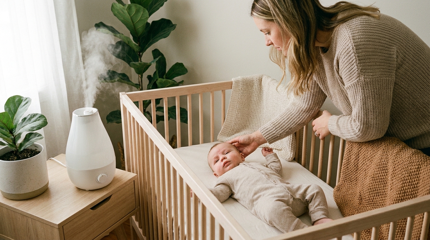 humidificateur d'air bébé enrhumé